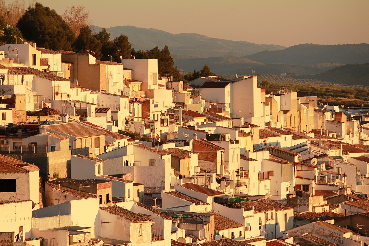 Calle urbana para negociación de compra